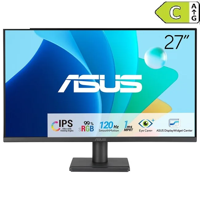 ASUS Eye Care 27" (VA279HG) Oyuncu Monitörü önden görünüm