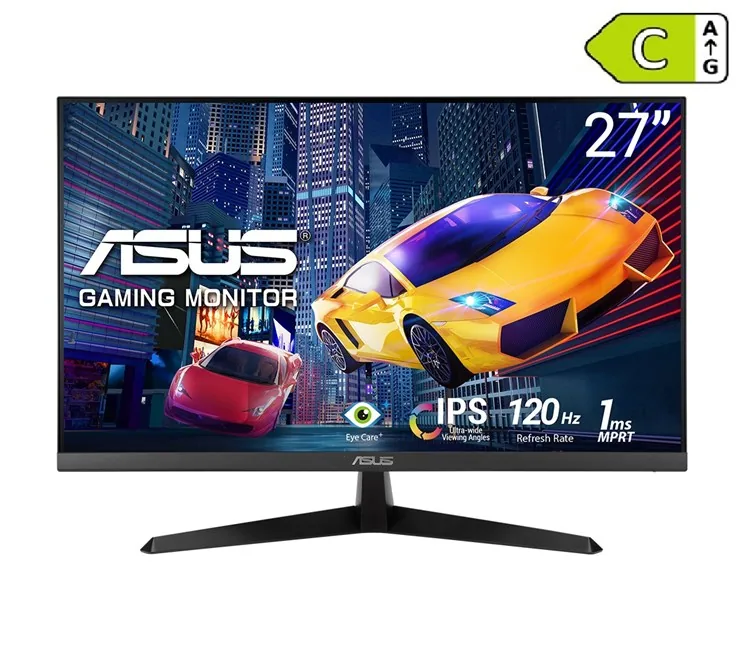 ASUS Eye Care 27" (VY279HGR) Oyuncu Monitörü önden görünüm