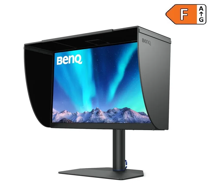 BenQ 27" 2K Pro Fotoğrafçılık Monitör önden görünüm