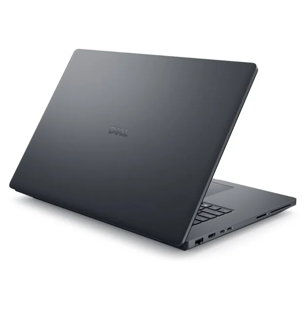 Dell Pro Max 18 Plus Ultra 9 285HX 32 GB/1 TB RTX Pro 4000 yandan ya da arkadan görünüm