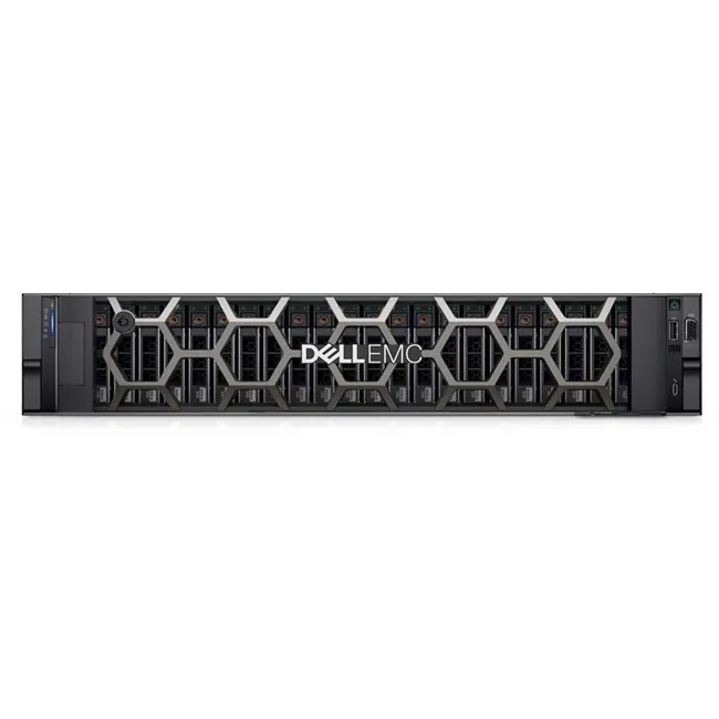 Dell R760xs Silver 2x4410Y-128GB-2x480GB-2U önden görünüm