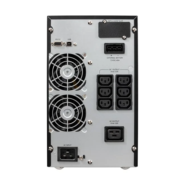 Eaton 9E3000I 3KVA Online Tower UPS yandan ya da arkadan görünüm