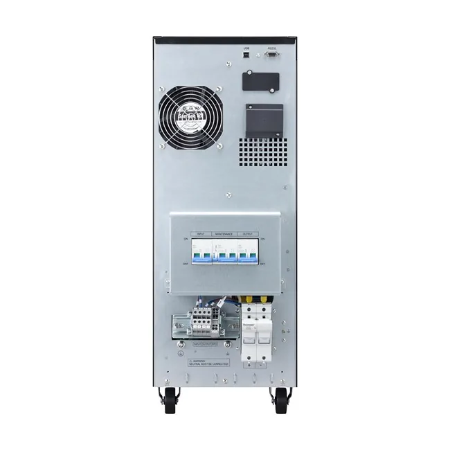 Eaton 9E6Ki 20/12dk Online UPS yandan ya da arkadan görünüm