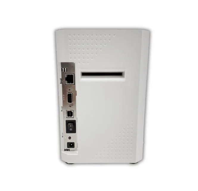 Godex EZ-2Plus Barkod ve Pos Direkt Termal yandan ya da arkadan görünüm