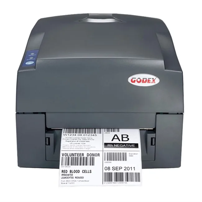 Godex G500 Seri 203 dpi Barkod Yazıcı önden görünüm