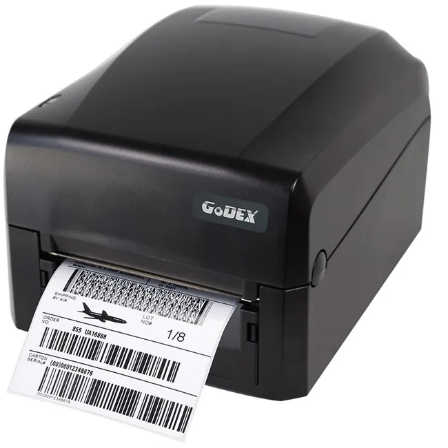 Godex GE-300 Giriş Seviyesi Barkod Yazıcı farklı açıdan görünüm