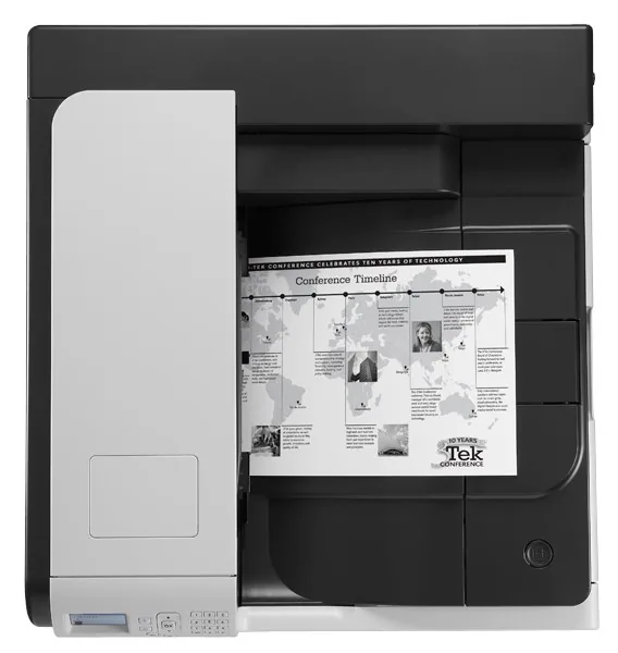 HP LaserJet 700 M712DN A3 Lazer Yazıcı yandan ya da arkadan görünüm