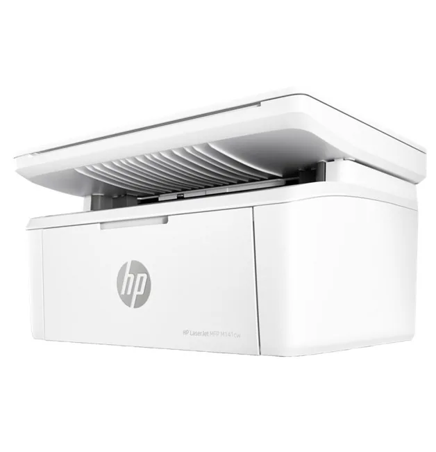 HP LaserJet M141cw Lazer Yazıcı yandan ya da arkadan görünüm