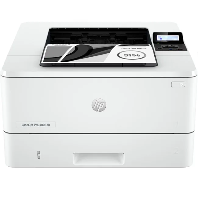 HP LaserJet Pro 4003dn Lazer Yazıcı önden görünüm