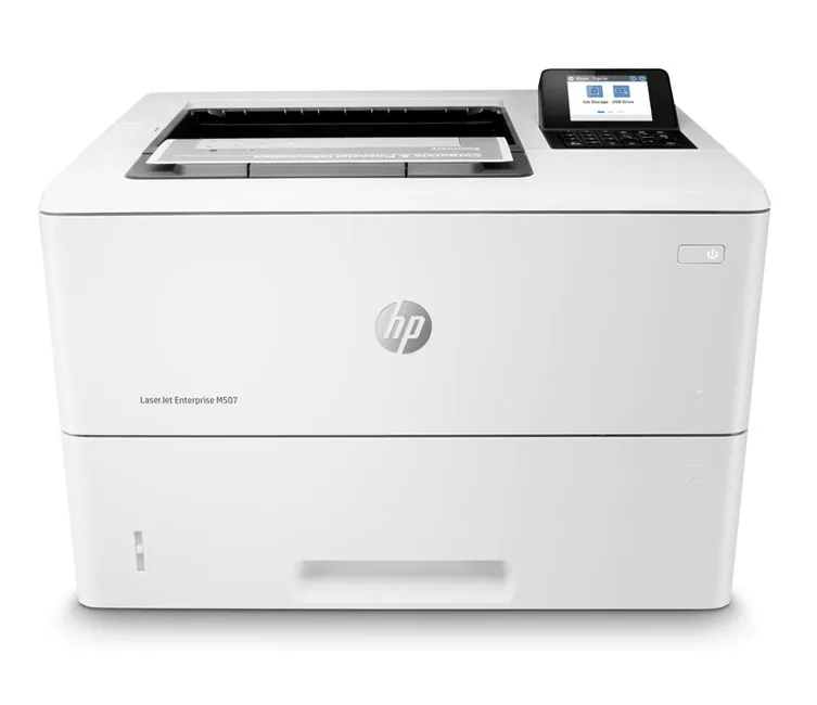 HP LaserJet Pro M507DN Lazer Yazıcı önden görünüm