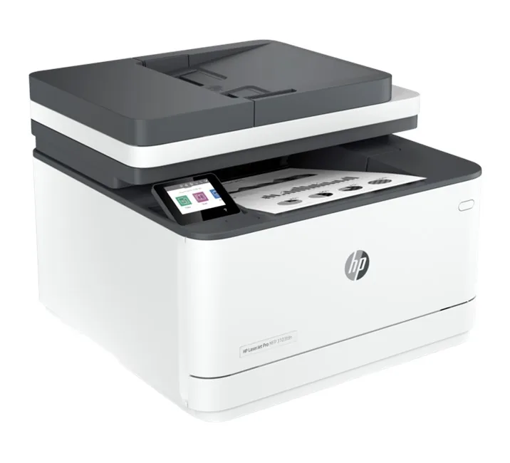 HP Pro 3103FDN Lazer Yazıcı yandan ya da arkadan görünüm