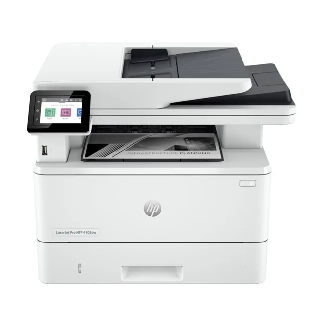 HP Pro 4103dw Çok işlevli Lazer Yazıcı önden görünüm