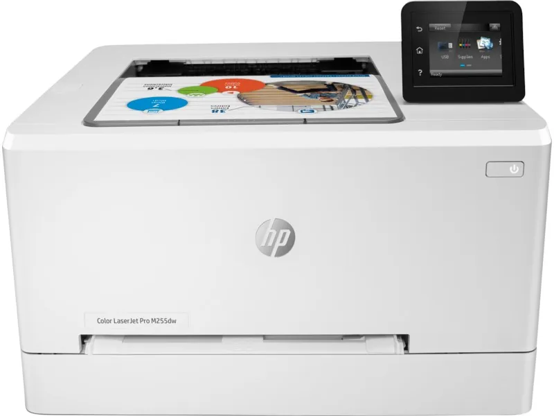 HP Pro M255dw Renkli Lazer Yazıcı önden görünüm
