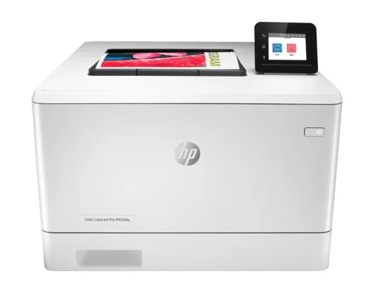 HP Pro M454dw Renkli Lazer Yazıcı önden görünüm