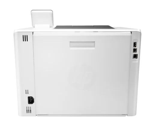HP Pro M454dw Renkli Lazer Yazıcı yandan ya da arkadan görünüm