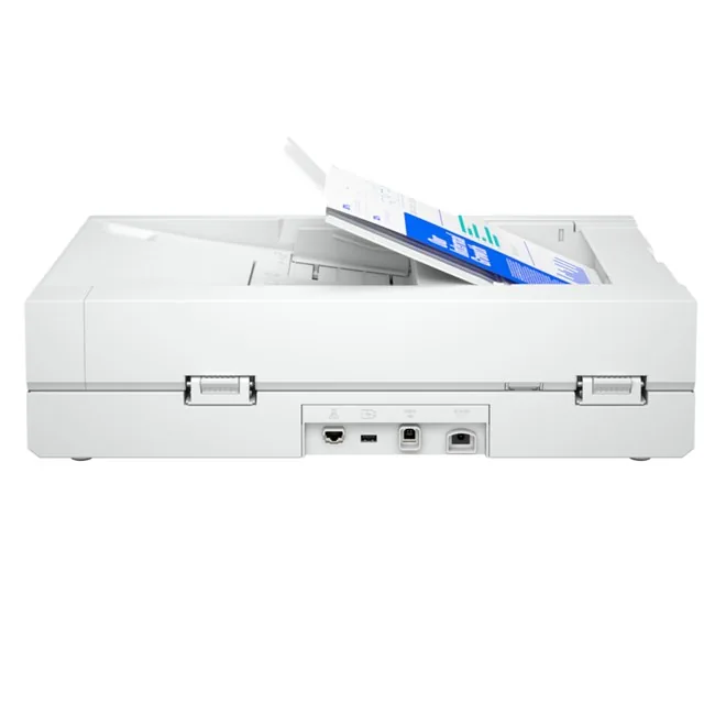 HP Pro N4600 Network Doküman Tarayıcı yandan ya da arkadan görünüm