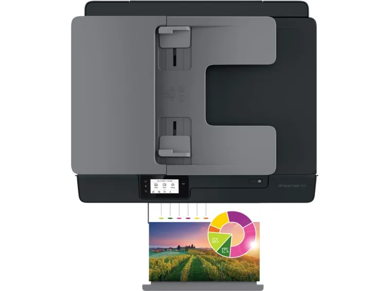 HP Smart Tank 530 Renkli Yazıcı yandan ya da arkadan görünüm