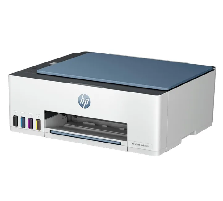 HP Smart Tank 585 Renkli Yazıcı farklı açıdan görünüm