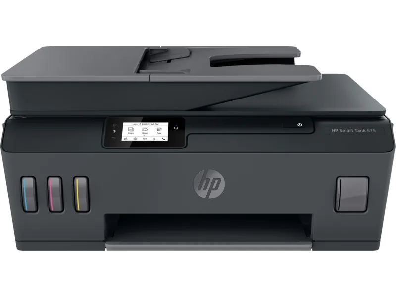 HP Smart Tank 615 Renkli Yazıcı önden görünüm