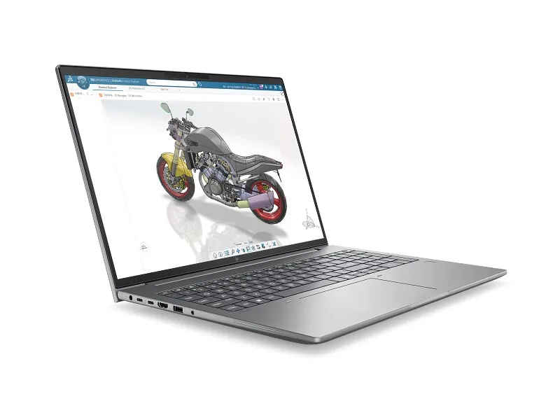 HP ZBook X G2i 24 GB/1 TB yandan ya da arkadan görünüm