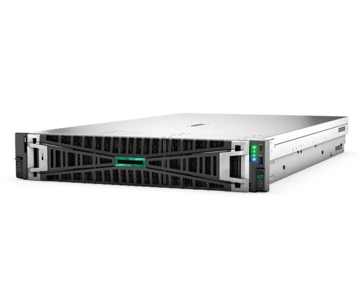 HPE DL380 Gen12 Xeon 6505P-64G-2x480G-2U farklı açıdan görünüm