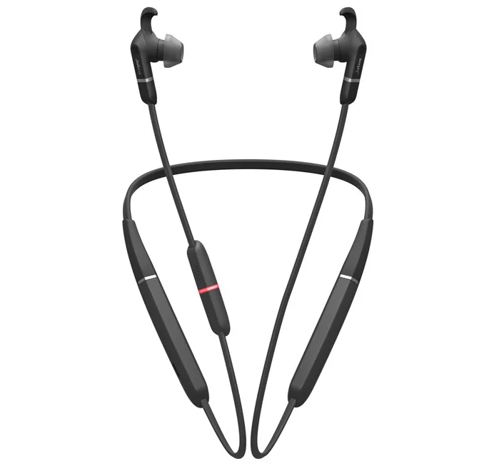 Jabra Evolve 65e NC Kulak içi kulaklık yandan ya da arkadan görünüm