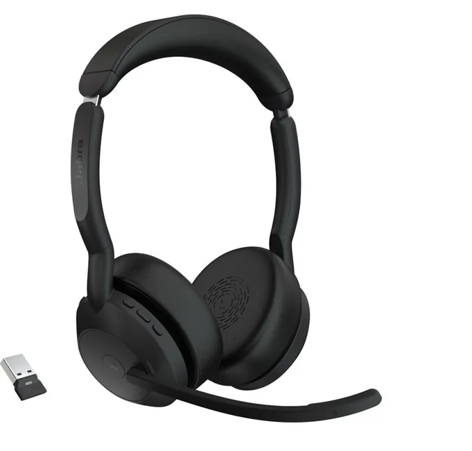 Jabra Evolve2 55 Link380a Stereo Kulaklık önden görünüm