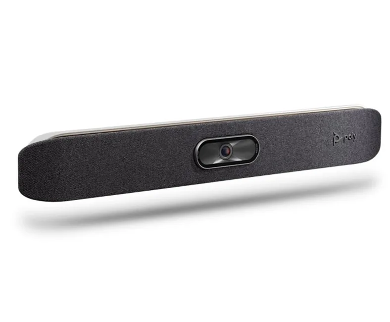 Poly Studio X30 Video Bar & TC8 Kontrol Ünitesi farklı açıdan görünüm