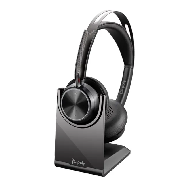 Poly Voyager Focus 2 Mik. Stereo Kulaklık önden görünüm