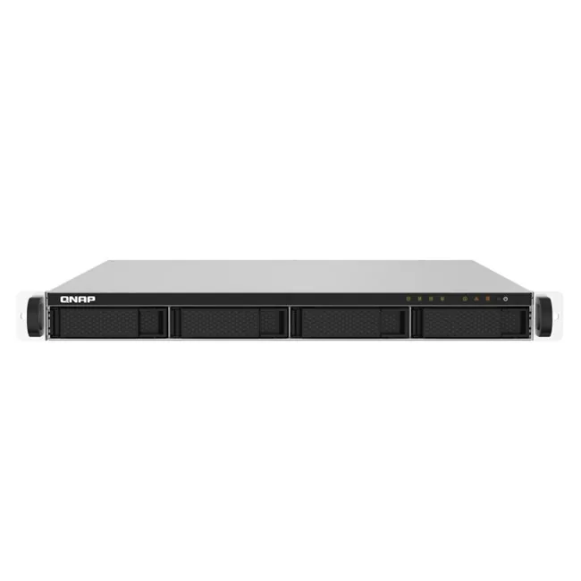 QNAP TS-432PXU-RP-2GB Rack NAS 1U önden görünüm