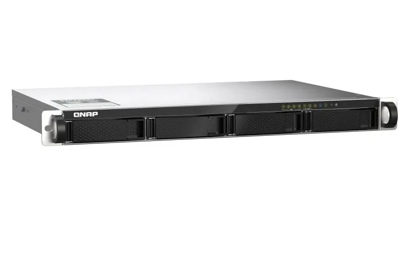 QNAP TS-435XEU-4GB Rack NAS 1U farklı açıdan görünüm