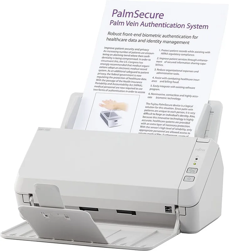 Ricoh SP1120N 20PPM A4 Network Tarayıcı yandan ya da arkadan görünüm