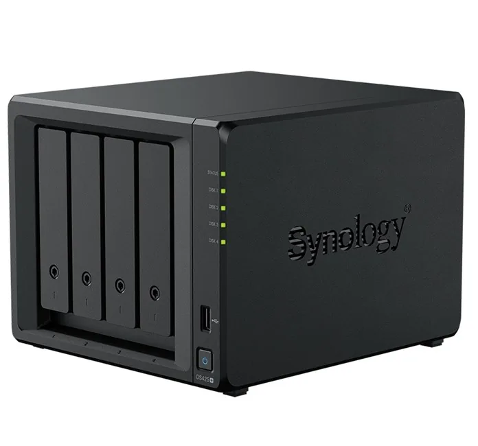 Synology DS425PLUS Tower NAS farklı açıdan görünüm
