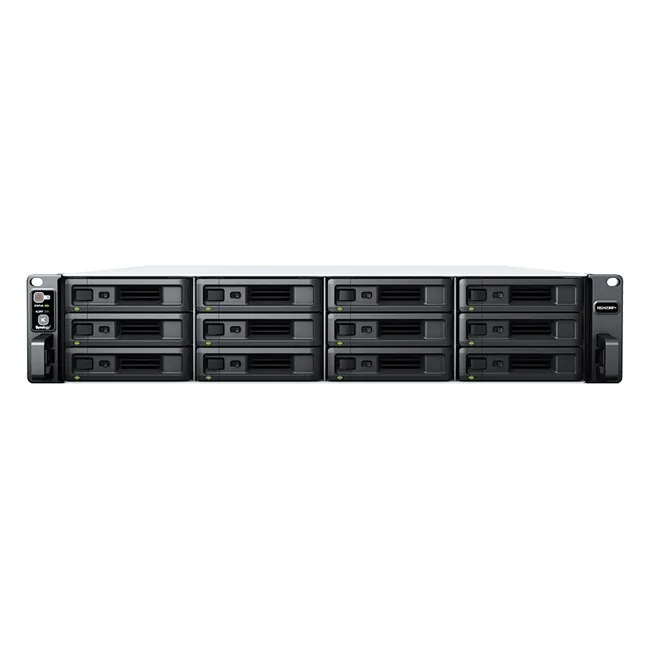 Synology RS2423RPPLUS Rack NAS 2U önden görünüm