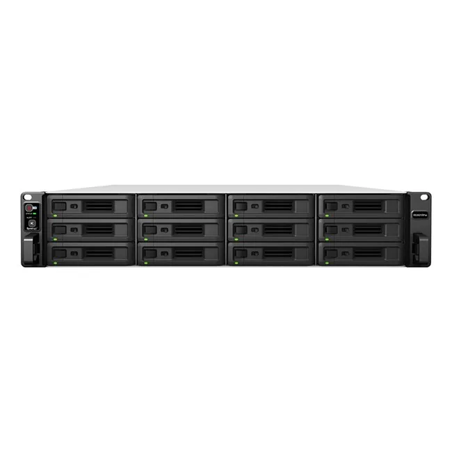 Synology RS3621RPXS Rack NAS 2U önden görünüm